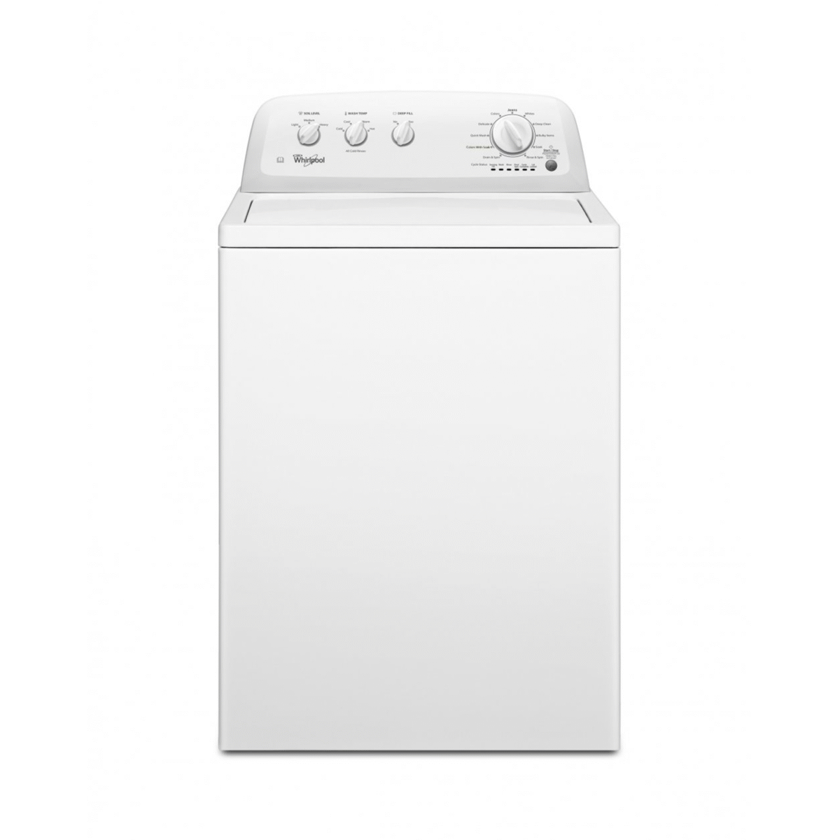 غسالة فول اوتومايك ويرلبول/تحميل علوي/12كجم/11برنامج/ابيض - (4KWTW5700JW) - Image 1