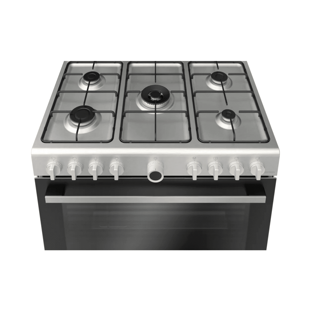 فرن غاز بوش/ 5 عيون / 60*90 سم / شبك ثقيل / مروحة / امان كامل / ستانليس ستيل - (hgv1f0u59m) - Image 2
