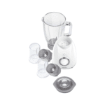 خلاط سينكور / زجاج / كسارة ثلج / 1.7 لتر / 4 شفرات / 6 سرعات / 500 وات - (SBL 5370WH) - Image 8